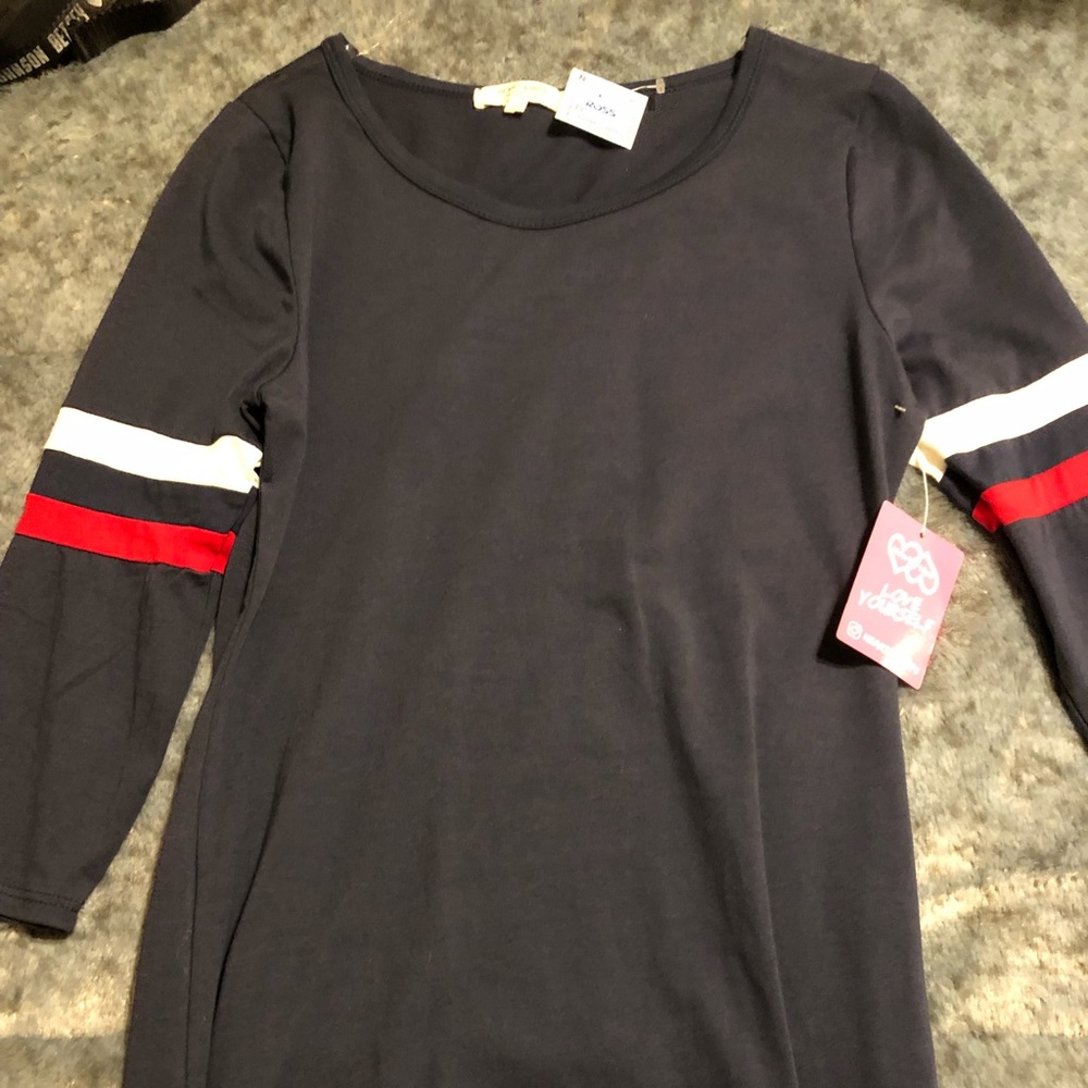 Blue junior dress